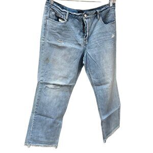 Sanctuary Denim Light Wash Straight Leg Boyfriend Jeans - Women's 32